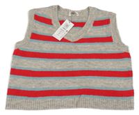 Nové - Sivá svetrová crop vesta M&S