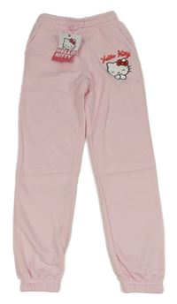 Nové - Světlerůžové tepláky s Kitty Sanrio