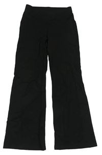 Čierne flare nohavice H&M
