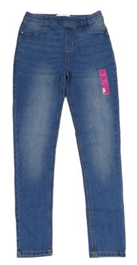 Modré rifľové džegíny Denim Co.