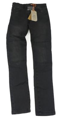 Nové - tmavošedé skinny teplákové rifle DUTCH DREAM DENIM