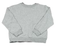 Svetlosivá melírovaná mikina H&M