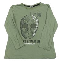 Khaki triko s lebkou Y.F.K.