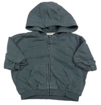 Tmavosivá prepínaci oversize mikina s palmou a kapucňou George