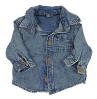 Modrá plísňová riflová košile TAPE 'A L'OEIL 