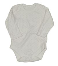 Bílé body se světlerůžovými srdíčky Nutmeg