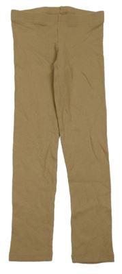 Hnedé rebrované legíny F&F