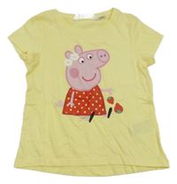 Žlté tričko s Peppa Pig H&M