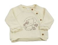 Krémový prepínaci sveter s Púem Disney