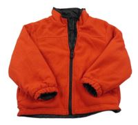 Červená fleecová obojstranná bunda Carter's