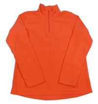 Neónově korálová fleecová funkčná mikina McKinley