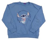 Modrá mikina so Stitchem Disney