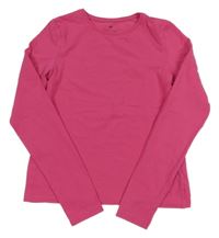 Fuchsiové tričko H&M