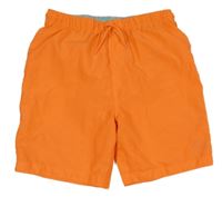 Neonově oranžové plážové kraťasy Primark