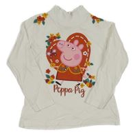 Smetanové triko s Peppou a stojáčkem