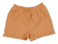 Oranžové rebrované kraťasy Primark