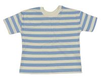 Smetanovo-modré pruhované tričko Dunnes