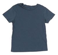 Tmavomodré tričko H&M