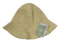 Nové - béžový slamák H&M