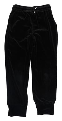 Černé sametové tepláky George