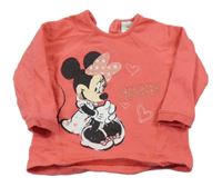 Korálová mikina s Minnie Disney