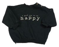 Čierna mikina s nápisom George