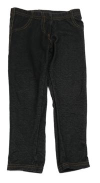 Černé legíny riflového vzhledu Mothercare