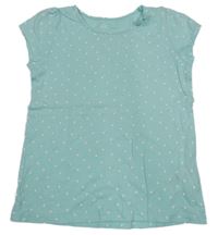 Svetlomodré tričko so srdiečkami H&M