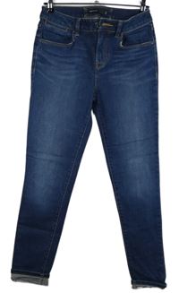 Dámské modré skinny rifle Karen Millen 