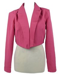 Dámské fuchsiové sakové bolerko MissGuided 