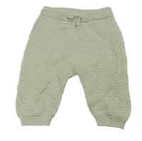 Světlekhaki pletené nohavice H&M