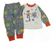 Bílo-šedé pyžamo s Toy Story Disney