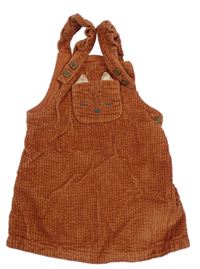 Hrdzavé menšestrové šaty s čumáčkem F&F