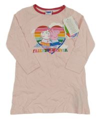 Nové - Světlerůžová noční košile s Peppa pig 