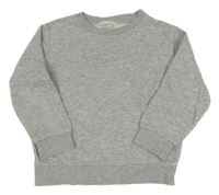 Sivá melírovaná mikina H&M