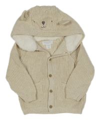 Béžový prepínaci sveter s kapucňou Primark