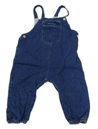 Tmavomodré riflové laclové kalhoty Zara