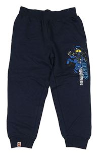 Tmavomodré tepláky s obrázkem Lego Ninjago