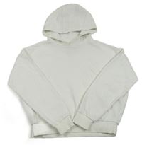 Biela crop mikina s kapucňou F&F