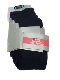 Nové - 4x - Tmavomodré ponožky St. Bernard