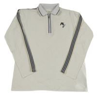 Bílé polo triko s výšivkou River Island