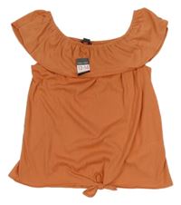 Nové - Korálová blúzka s volánem Primark