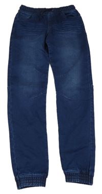 Tmavomodré cuff rifle Denim Co.