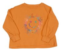 Oranžové triiko s flitrami a hviezdami Next