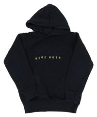 Tmavomodrá mikina s kapucí Hugo Boss