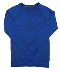 Modré spodné funkčné tričko so vzorom Crivit