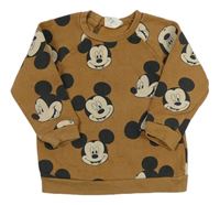 Hnedá mikina s Mickeym zn. H&M