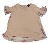 Broskvová blúzka s kvietkami Firetrap