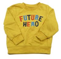 Žltá mikina s nápisom C&A