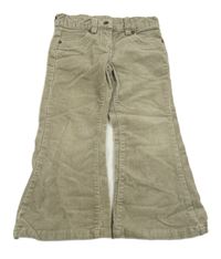 Béžové menšestrové flare nohavice Topolino